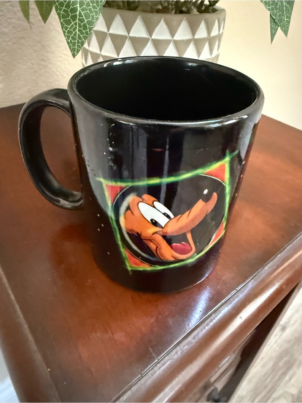 Vintage Disney Tomorrowland Mug with Mickey Mouse and Pluto
